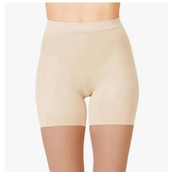 SPANX Body Shaper  Shapewear Shaping Mid-Thigh Nude  Size 3 150-180 lb - Picture 1 of 6
